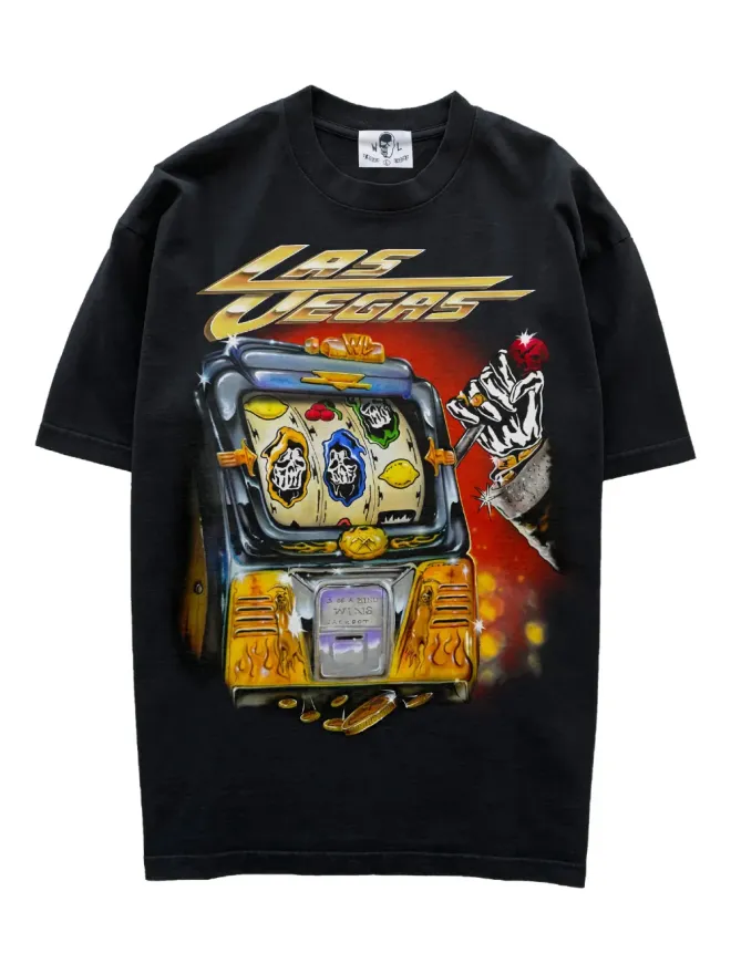 Warren Lotas Warren Lotas スロットマシンプリントTシャツ ブラックの商品画像