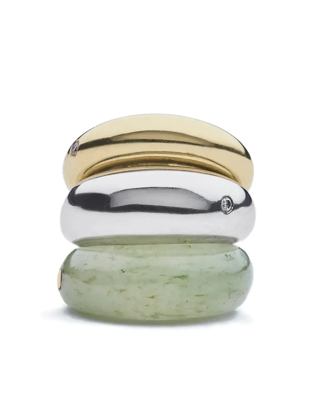 Luminous 27 Criolla aventurine ear cuff - Green - 画像5