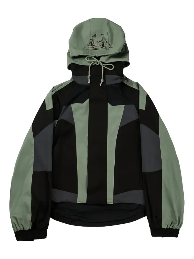 FFFPOSTALSERVICE FFFPOSTALSERVICE パネルデザインのフード付きジャケットの商品画像