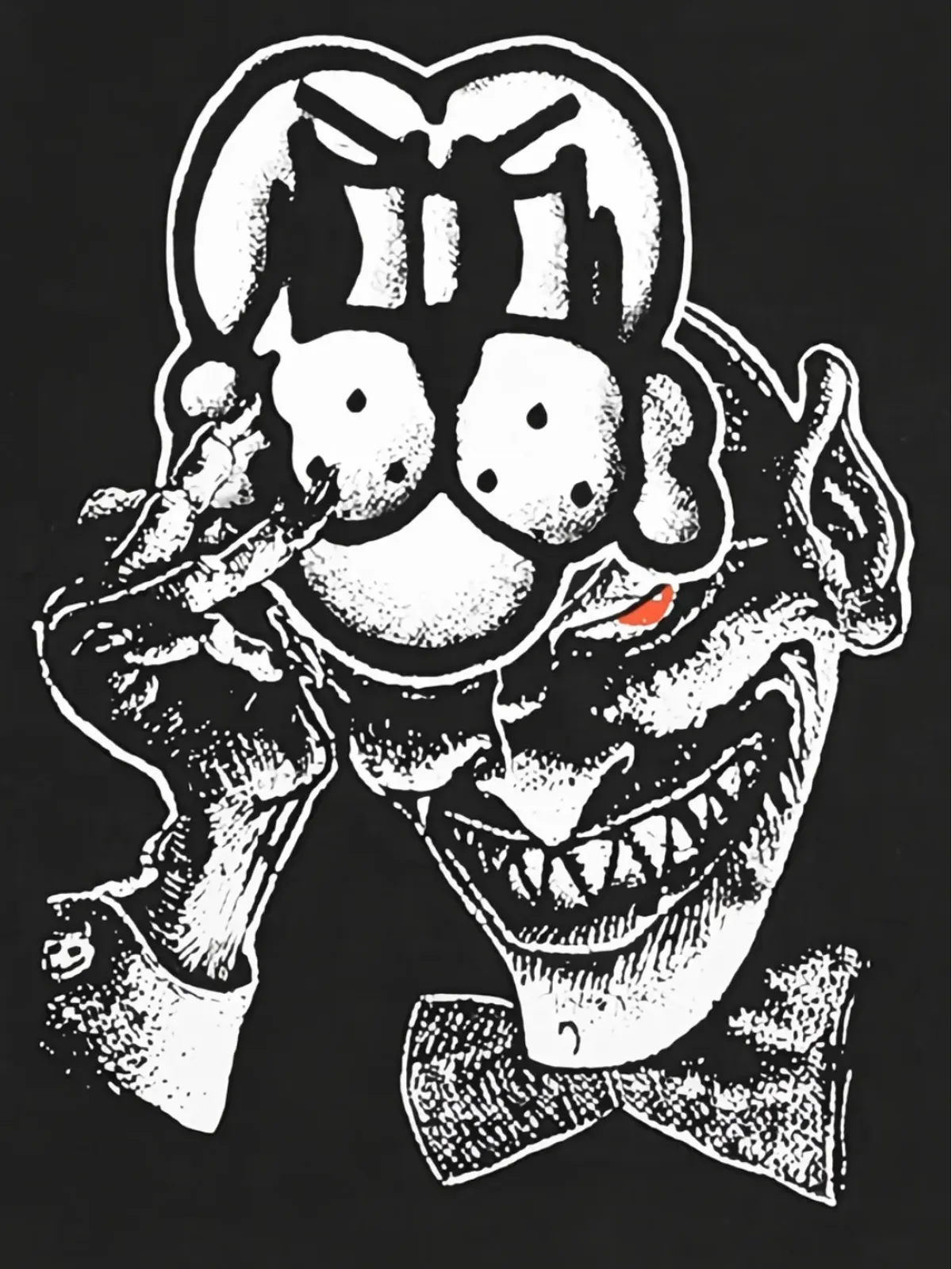 CHITO マスクグラフィックプリント長袖Tシャツ - 画像2
