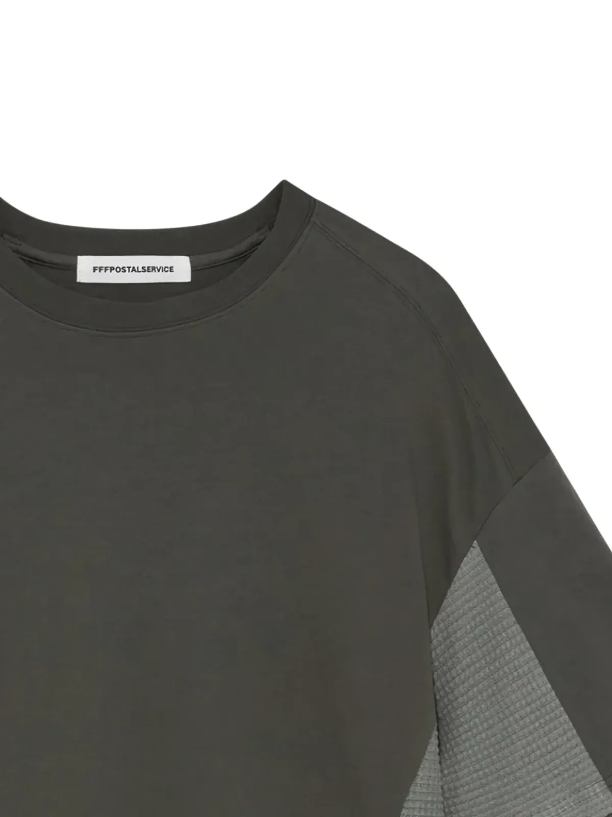 FFFPOSTALSERVICE レイヤード長袖Tシャツ（グレー） - 画像2