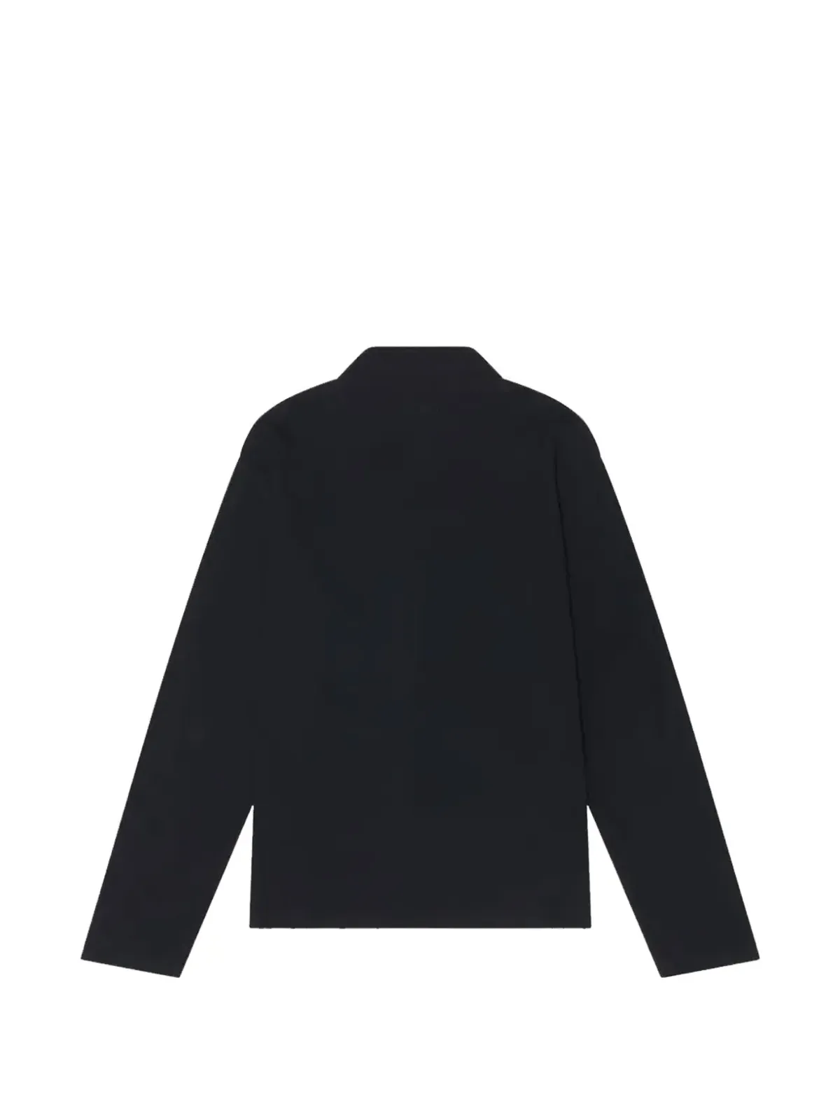 O.FILES ハーフジップTシャツ - ブラック - 画像4