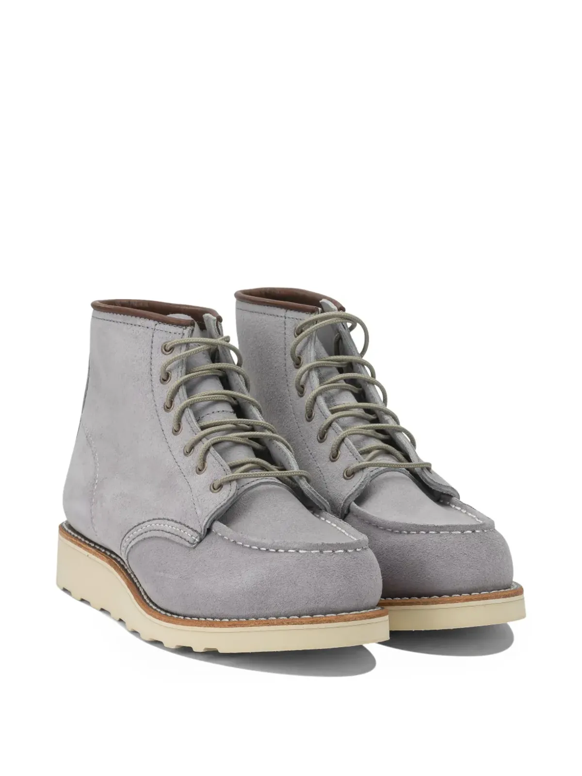 Red Wing Shoes レースアップスエードブーツ - グレー - 画像2