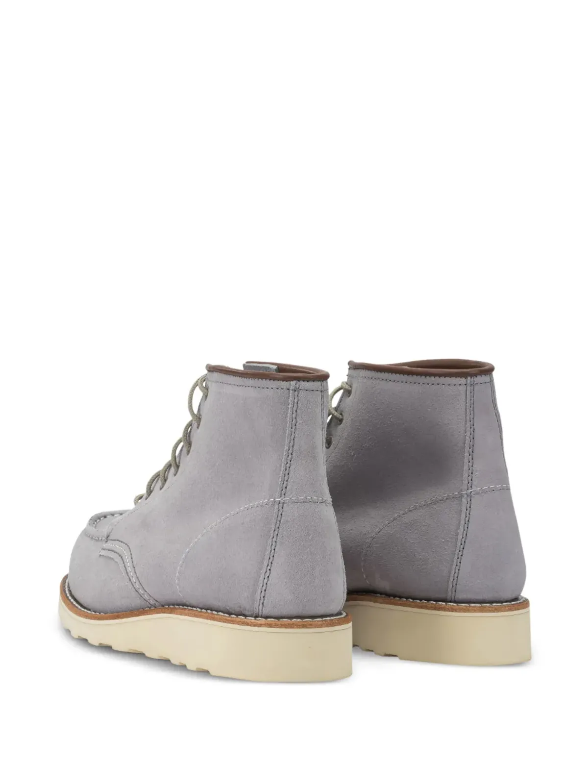 Red Wing Shoes レースアップスエードブーツ - グレー - 画像4