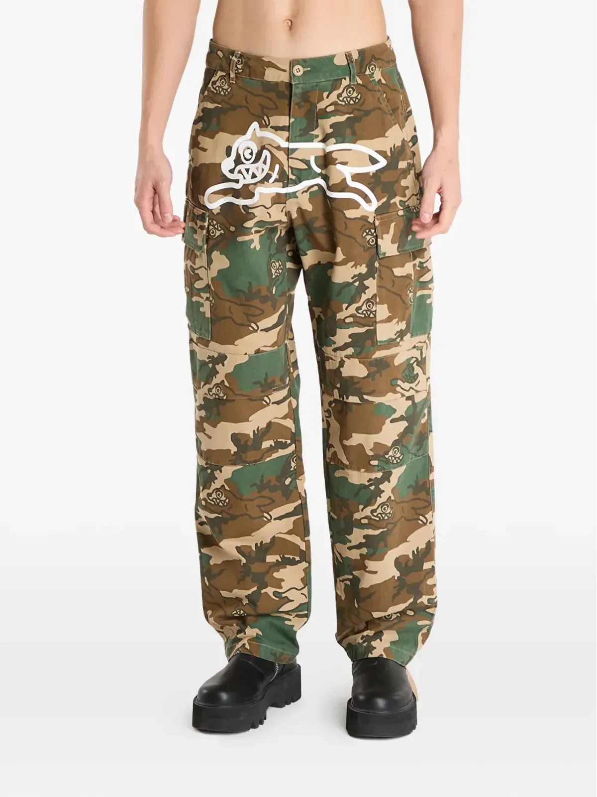 Billionaire Boys Club - Ice Cream ランニングドッグ ウッドランド カモフラージュ カーゴパンツ - グリーン - 画像2