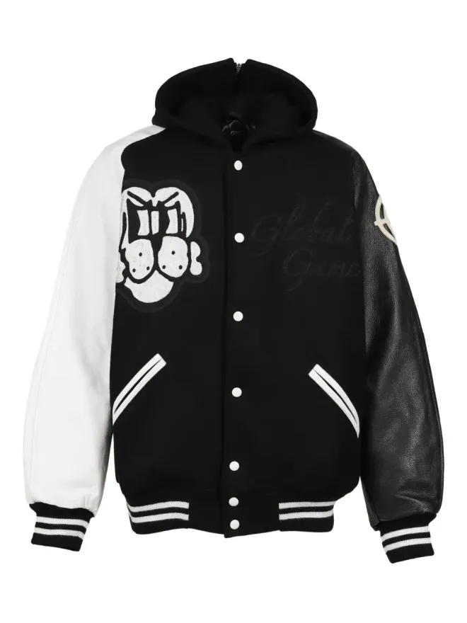 CHITO CHITO Gobal Game hooded graphic jacket - Blackの商品画像