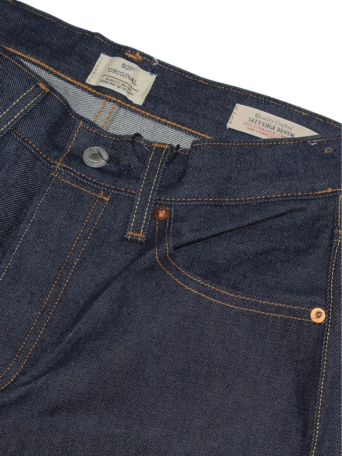 Levi's 501® Original Selvedge ジーンズ - 画像4