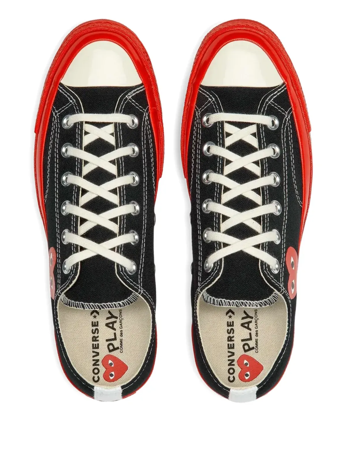Comme Des Garçons Play x Converse ハートモチーフスニーカー - 画像4