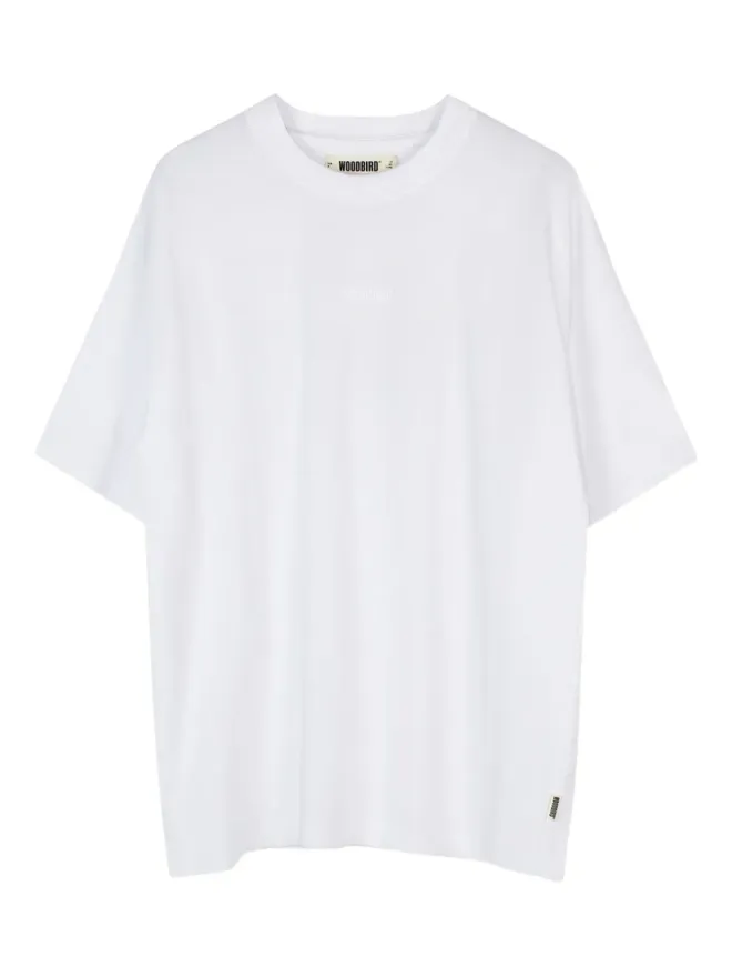 Woodbird Woodbird ホワイトのクルーネックTシャツの商品画像