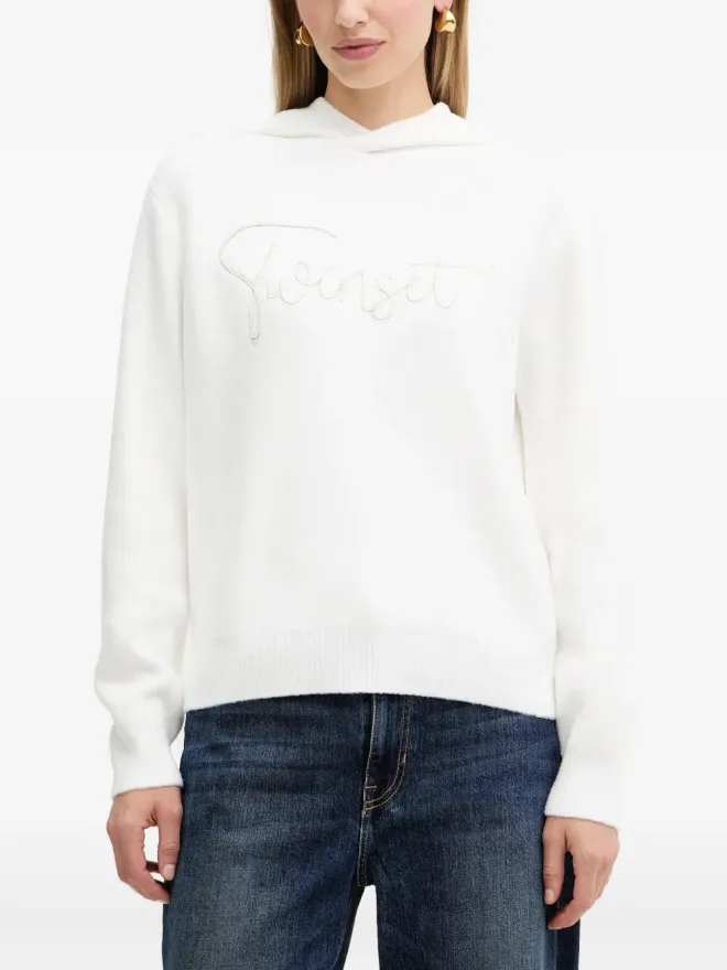 TWINSET TWINSET ビーズ付きフーディーの商品画像
