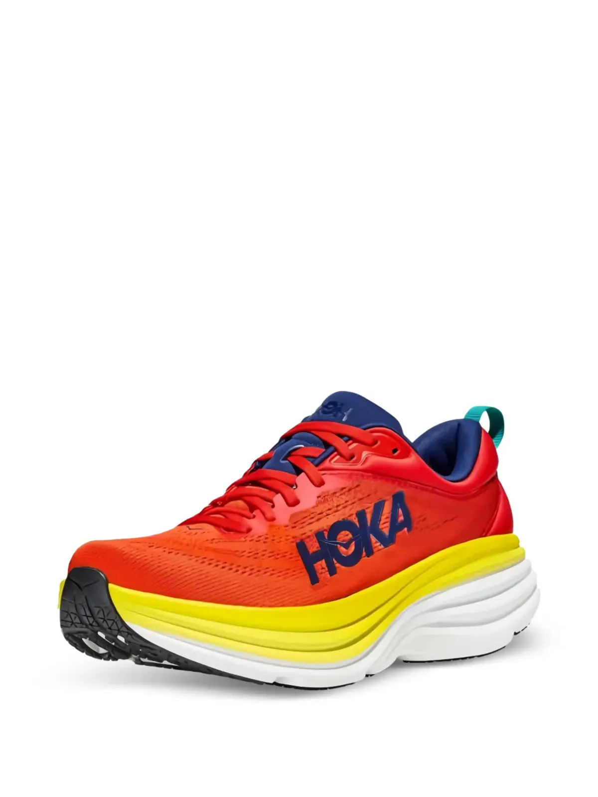 HOKA Bondi 8 レッドアラート/フレイム スニーカー - 画像2