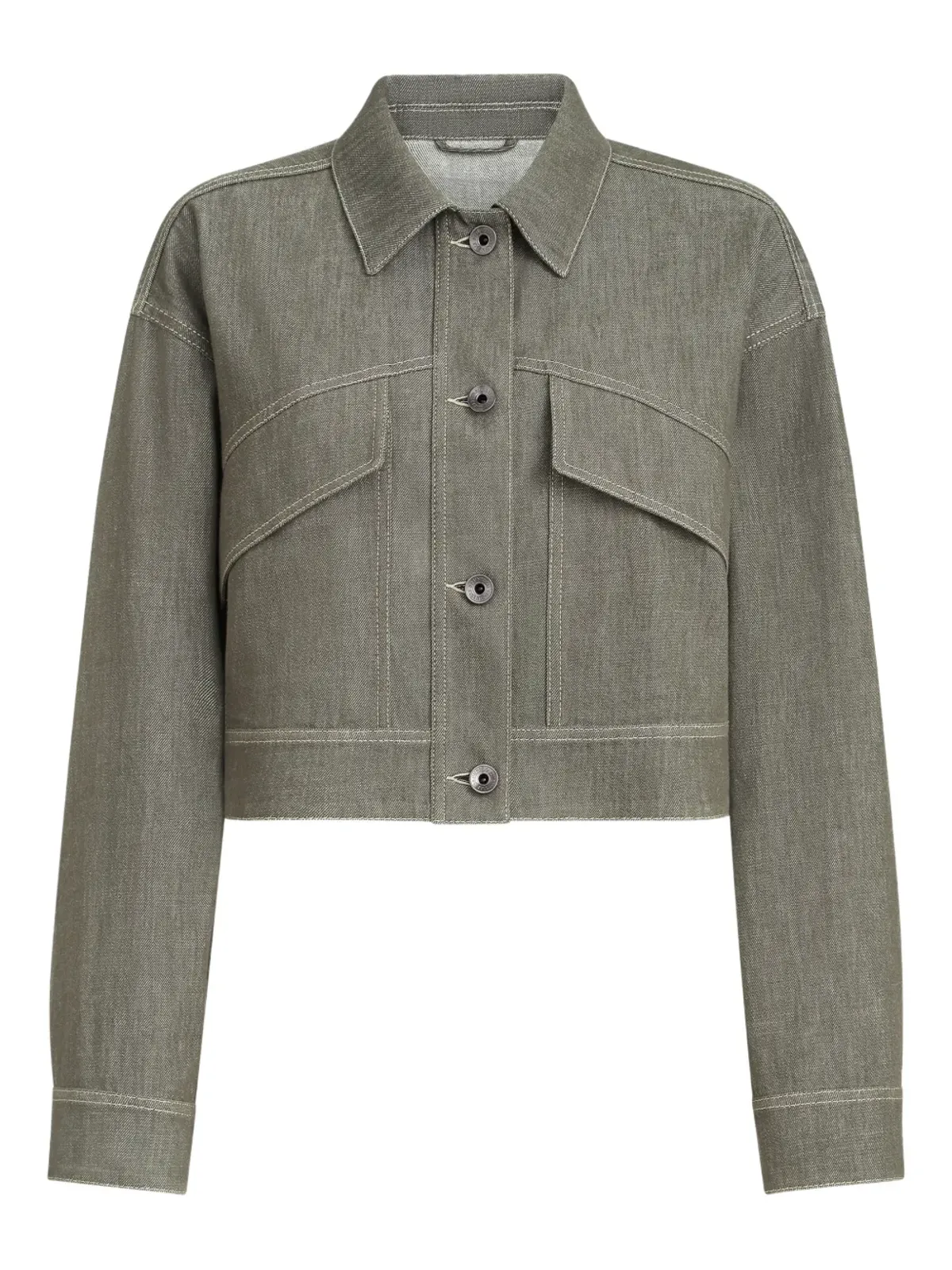 Brunello Cucinelli モニリディテール ボタンジャケット - 画像1