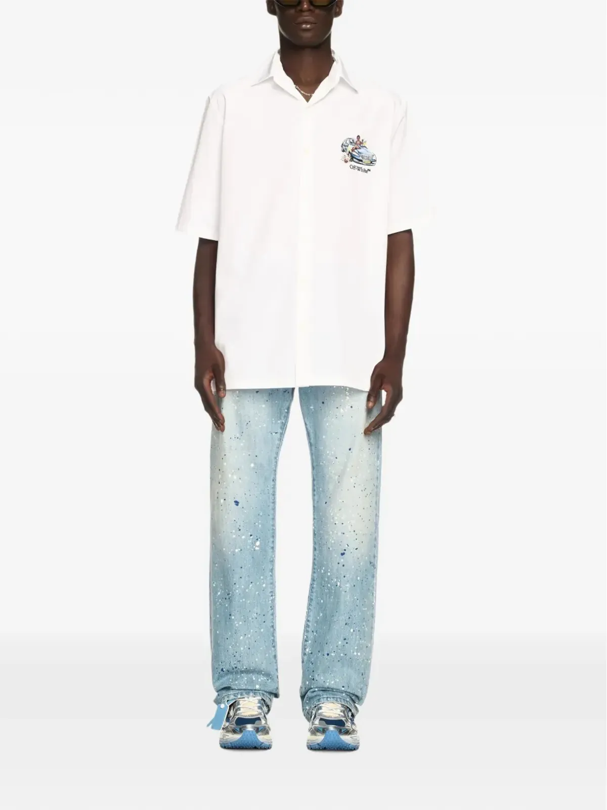 Off-White ビンテージ フレスコシャツ - 画像2