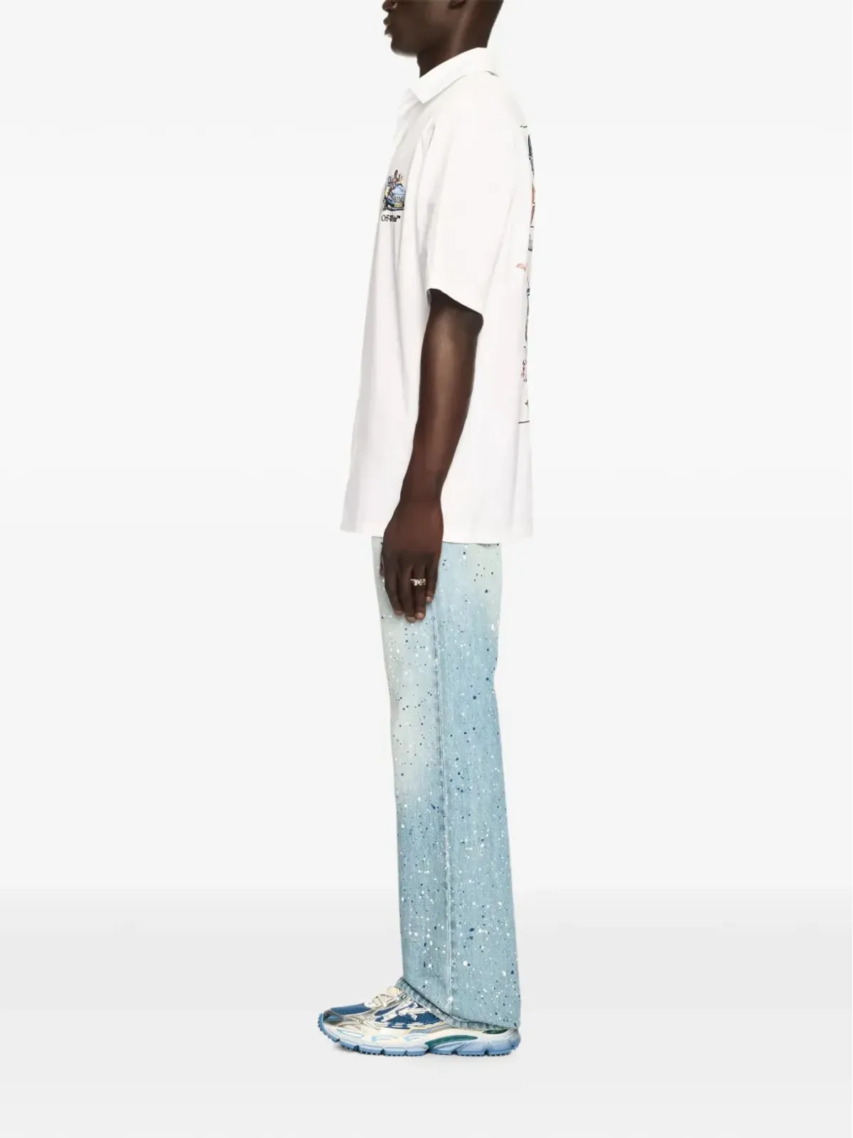 Off-White ビンテージ フレスコシャツ - 画像3
