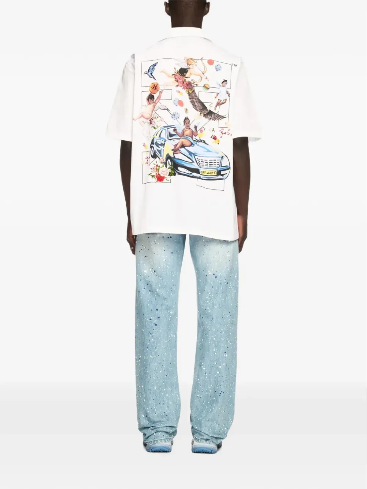 Off-White ビンテージ フレスコシャツ - 画像4