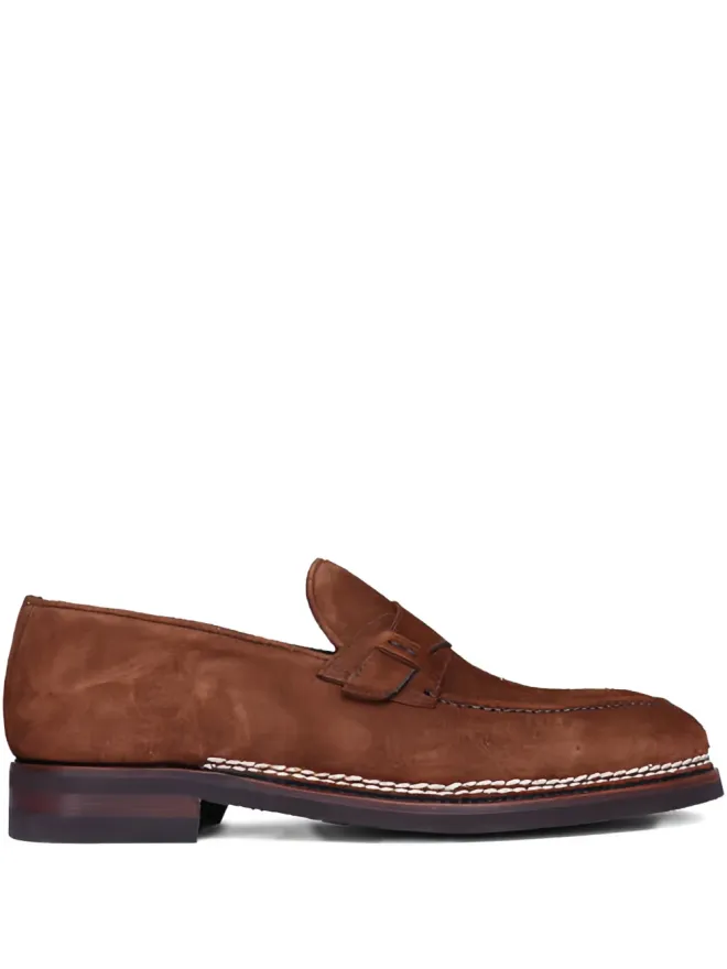 Bontoni Bontoni バックル付きステッチディテール ローファーの商品画像