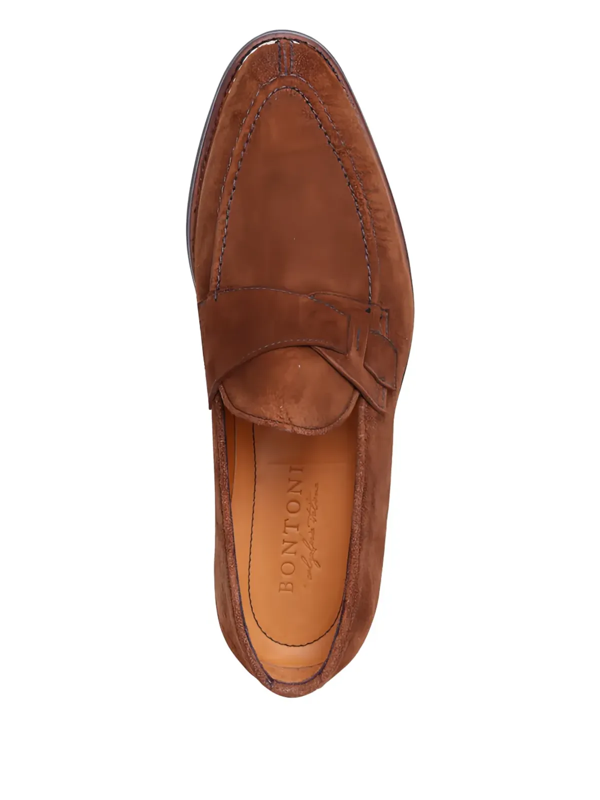 Bontoni バックル付きステッチディテール ローファー - 画像2