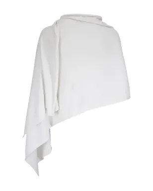 Kinross Cashmere 白いストール - サムネイル2