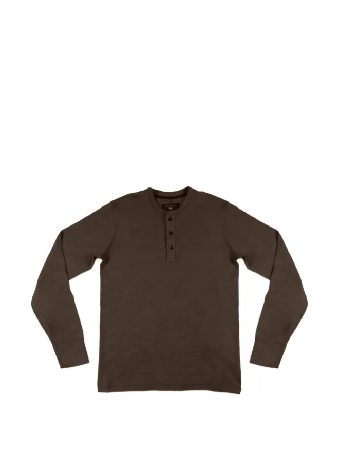 Rag & Bone rag & bone ヘンリーネックTシャツ ブラウンの商品画像