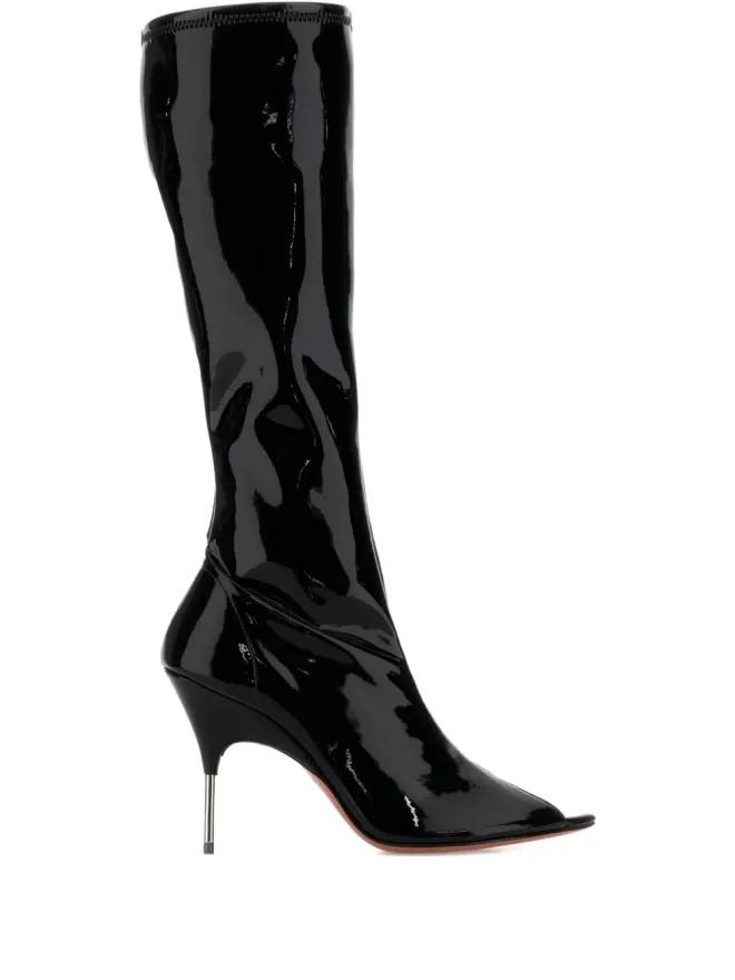 Amina Muaddi Amina Muaddi Bruna ヒールブーツ - ブラックの商品画像