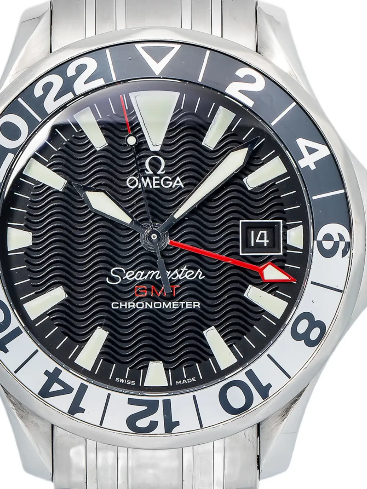 OMEGA ウェーブドブラック シーマスター ウォッチ - シルバー - 画像2
