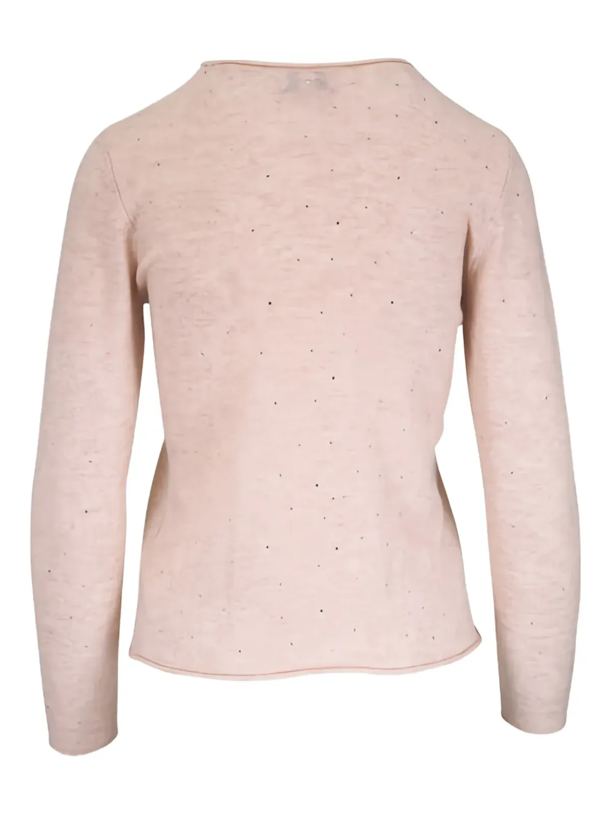 Kinross Cashmere ラウンドネック長袖セーター - 画像2