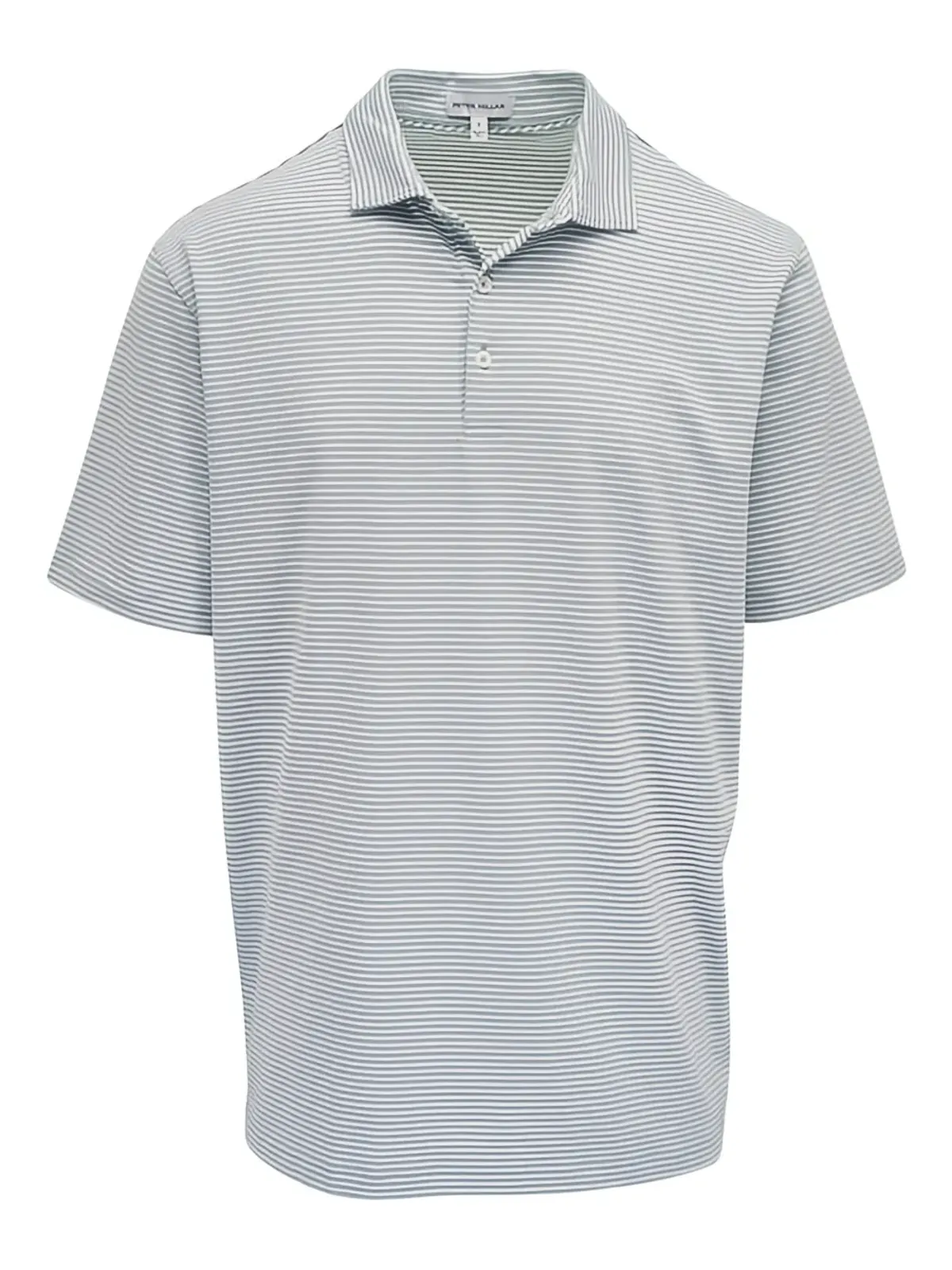 Peter Millar Calvert Crownストライプポロシャツ ブルー - 画像1