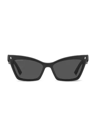 DSQUARED2 EYEWEAR キャットアイサングラス ブラック - サムネイル1