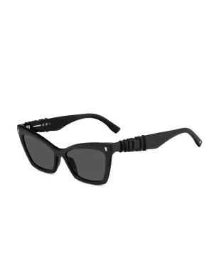 DSQUARED2 EYEWEAR キャットアイサングラス ブラック - サムネイル2