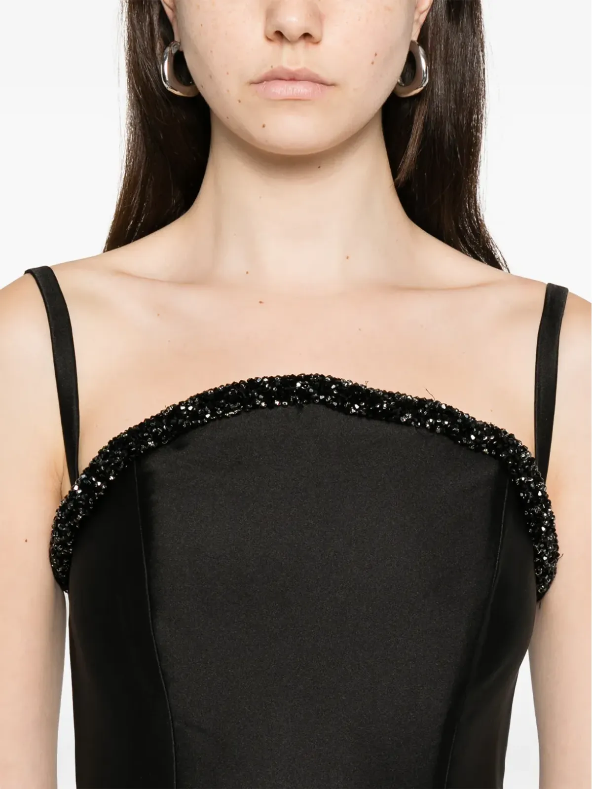 Roland Mouret クリスタル装飾マキシドレス - 画像5