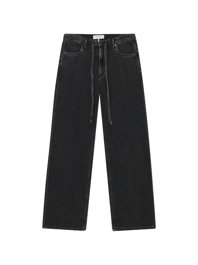 Rag & Bone rag & bone ブラック ドローストリングウエストジーンズの商品画像