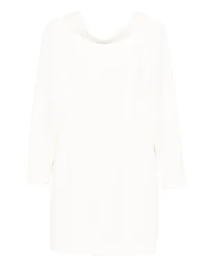 Roland Mouret ロングスリーブ シフト ミディドレス - Neutrals - サムネイル1
