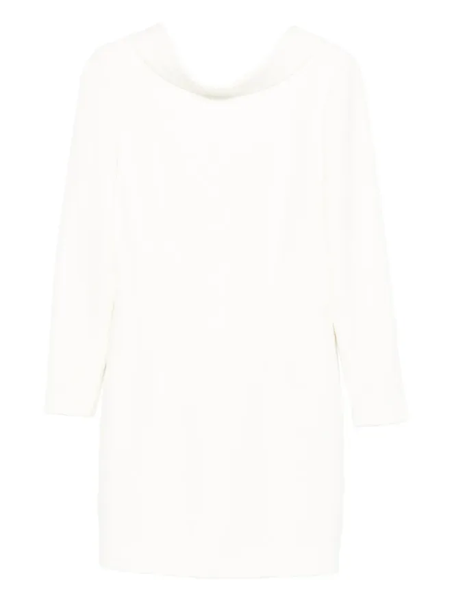 Roland Mouret Roland Mouret ロングスリーブ シフト ミディドレス - Neutralsの商品画像