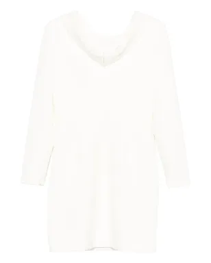 Roland Mouret ロングスリーブ シフト ミディドレス - Neutrals - サムネイル2