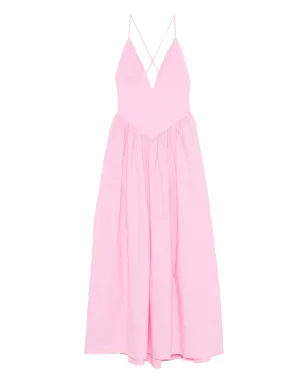 Adriana Degreas V-neck straps maxi dress - Pink - サムネイル1
