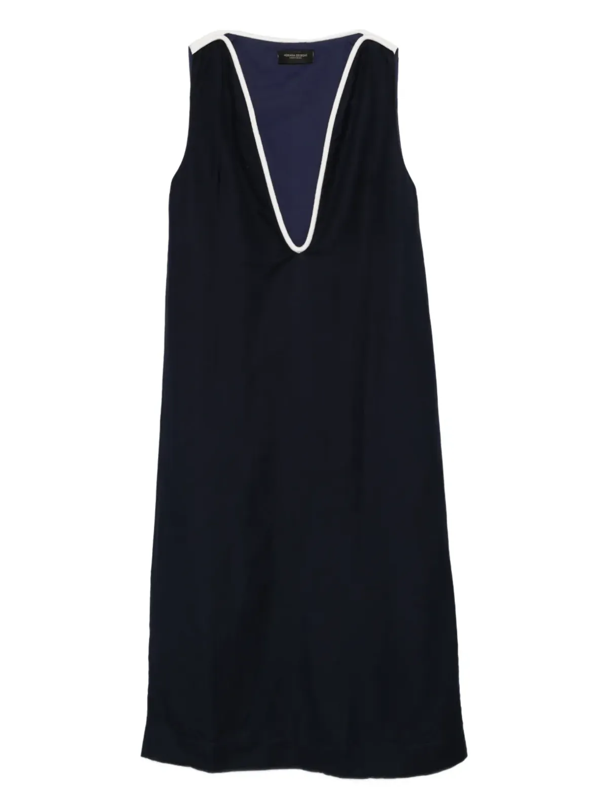Adriana Degreas V-neck maxi dress ブルー - 画像1