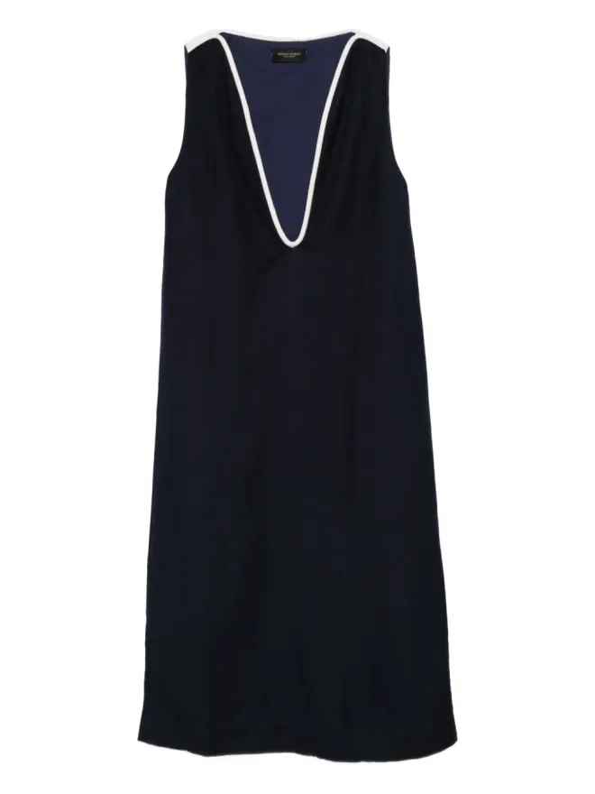 ADRIANA DEGREAS Adriana Degreas V-neck maxi dress ブルーの商品画像