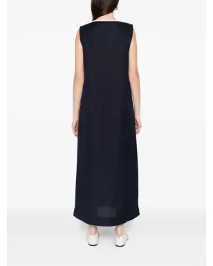 Adriana Degreas V-neck maxi dress ブルー - サムネイル4