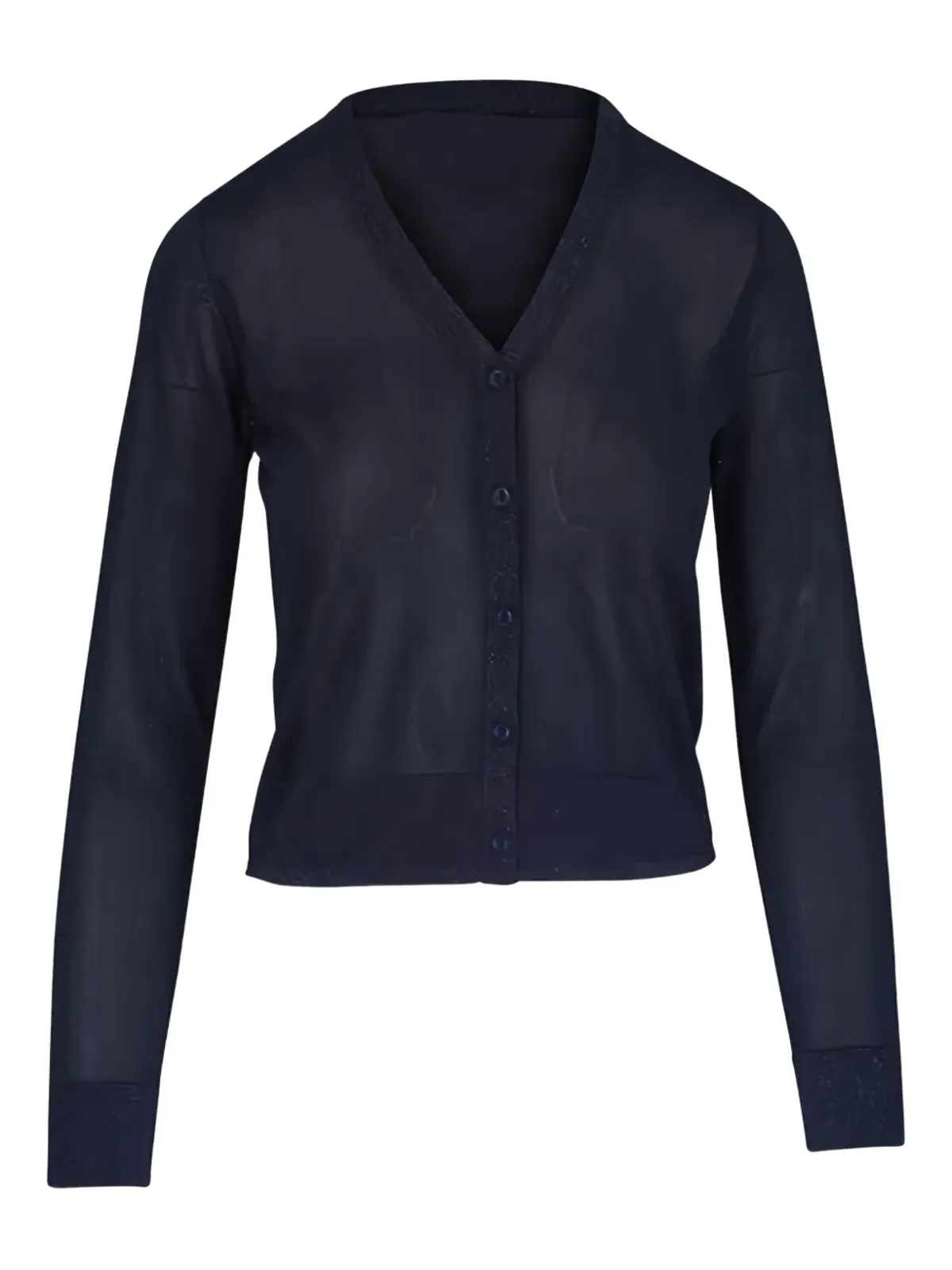 Kinross Cashmere Vネックカーディガン - 画像1