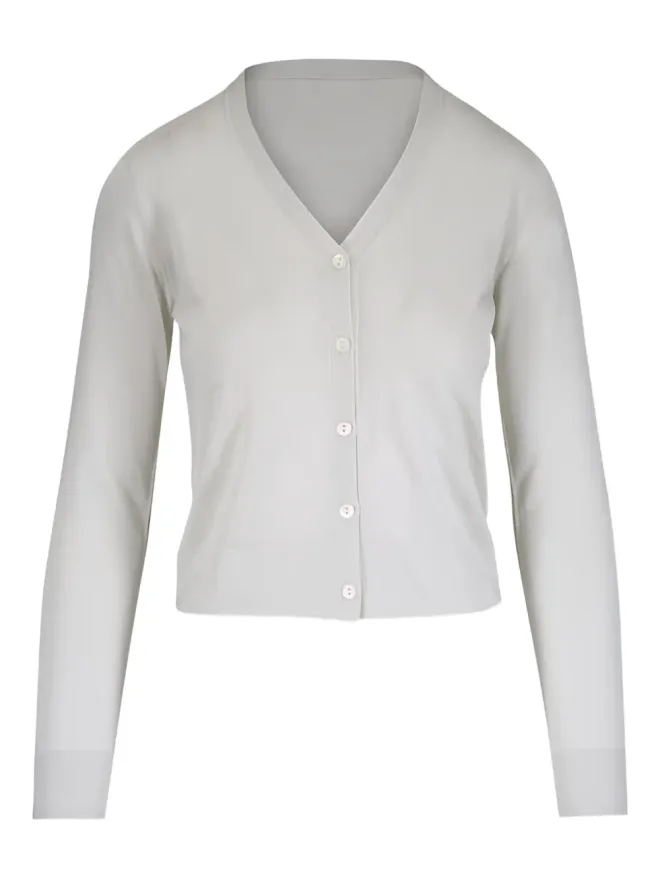 Kinross Cashmere Kinross Cashmere Vネック ボタン付きカーディガンの商品画像