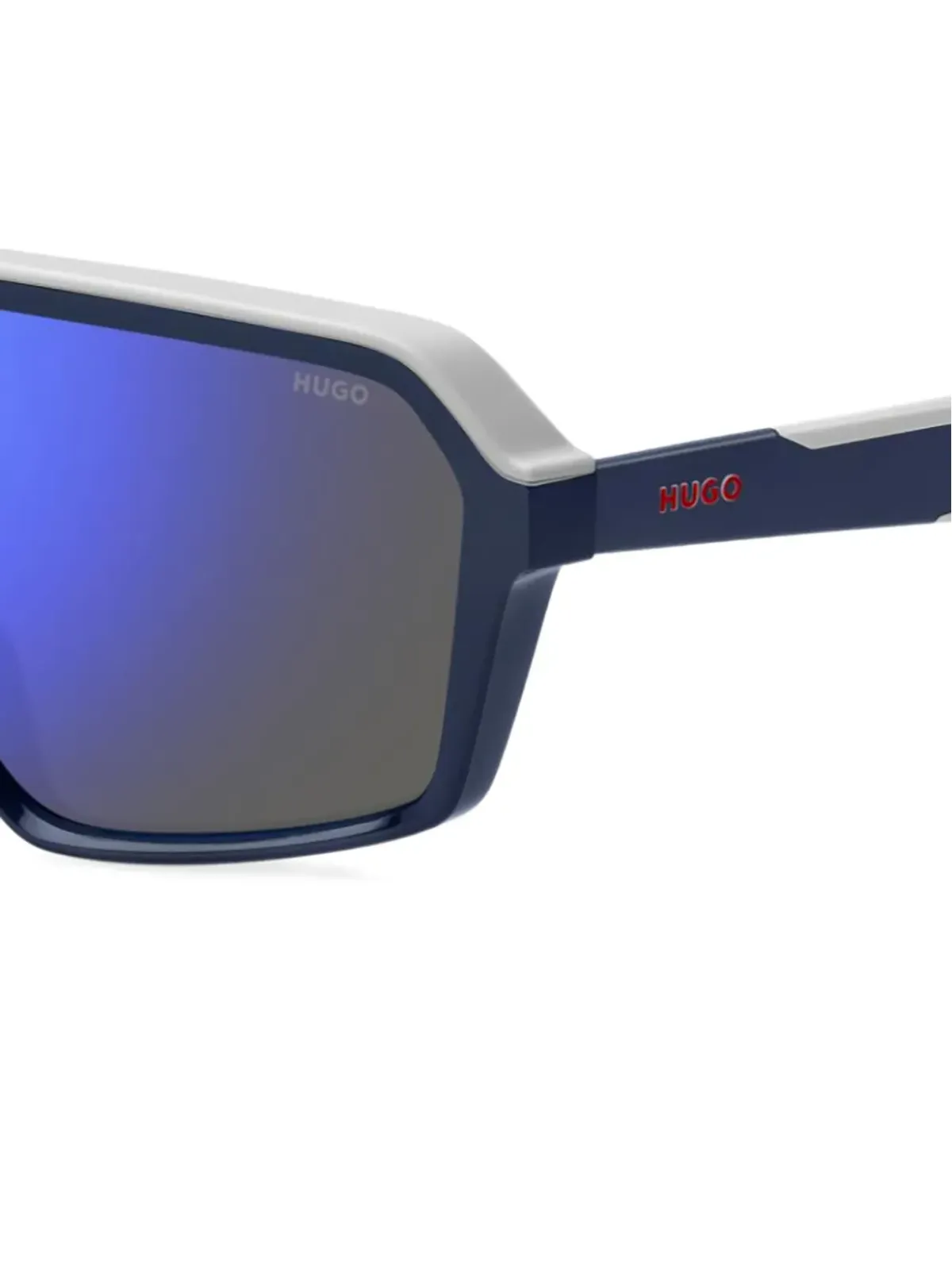 Hugo Boss Br ミラー付きジオメトリックサングラス - 画像3