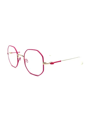 Anne & Valentin ベネディクト八角形メガネ - Pink - サムネイル2