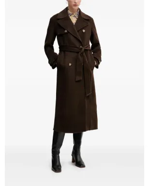 Pedro Del Hierro ボタンアップベルテッドコート - サムネイル1