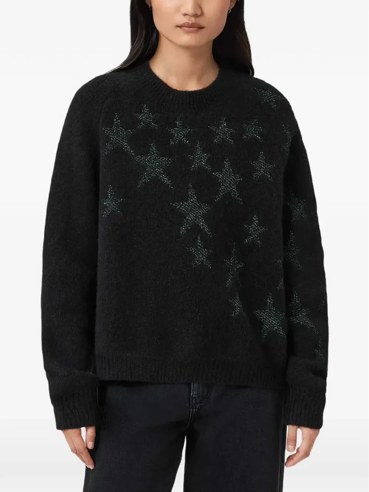 AllSaints Cosmo star-detail セーター - 画像1