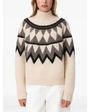 AllSaints Tara geometric-pattern セーター - サムネイル1