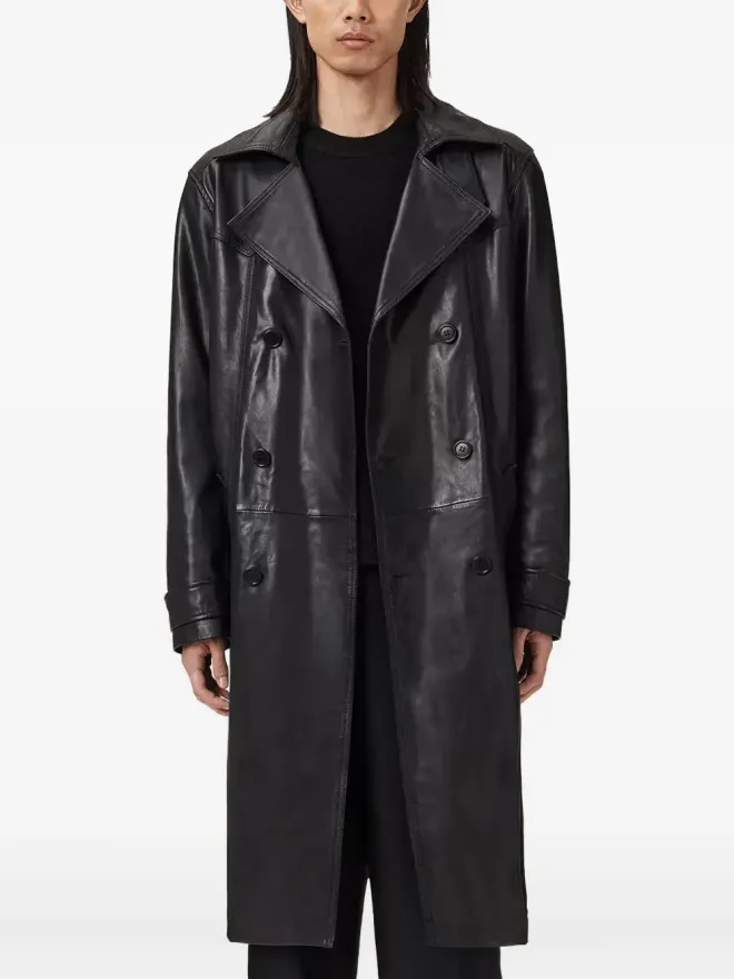 ALLSAINTS AllSaints ケレット レザートレンチコートの商品画像