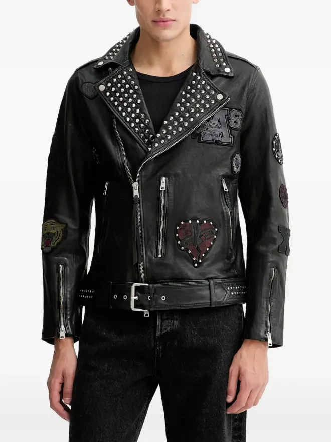 ALLSAINTS AllSaints コールスタッズドバイカージャケットの商品画像