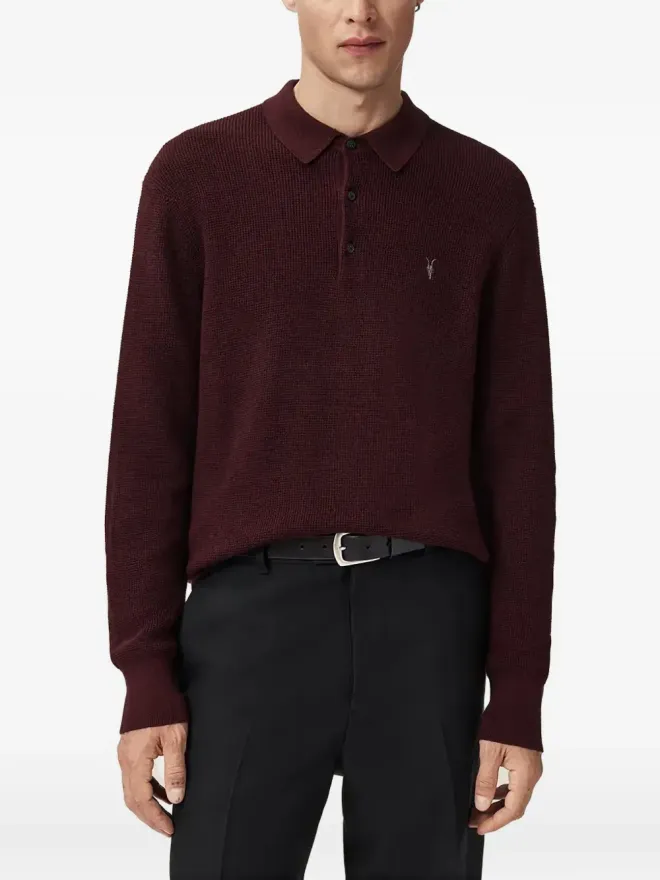 ALLSAINTS AllSaints ボタン付きポロニットの商品画像