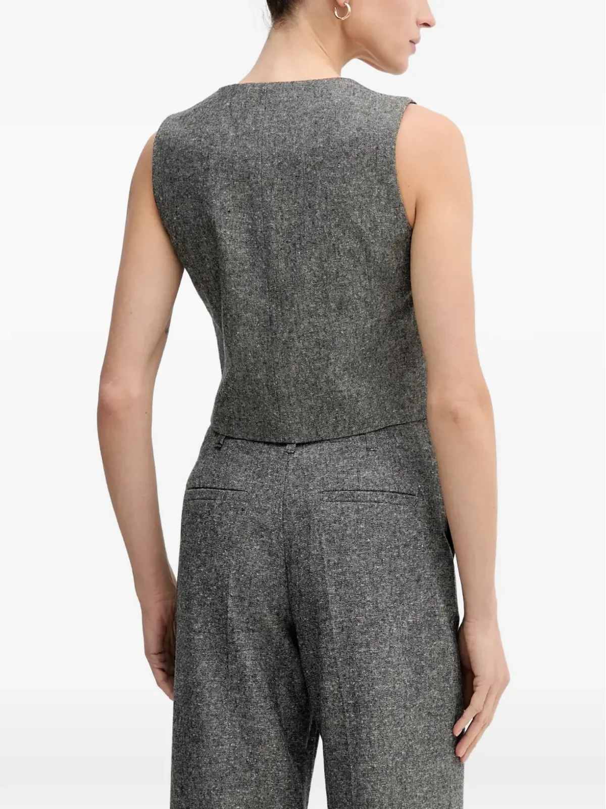 Pedro Del Hierro スクエアネック ウエストコート - 画像3