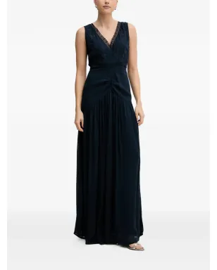 Pedro Del Hierro レースギャザー入りマキシドレス - サムネイル1